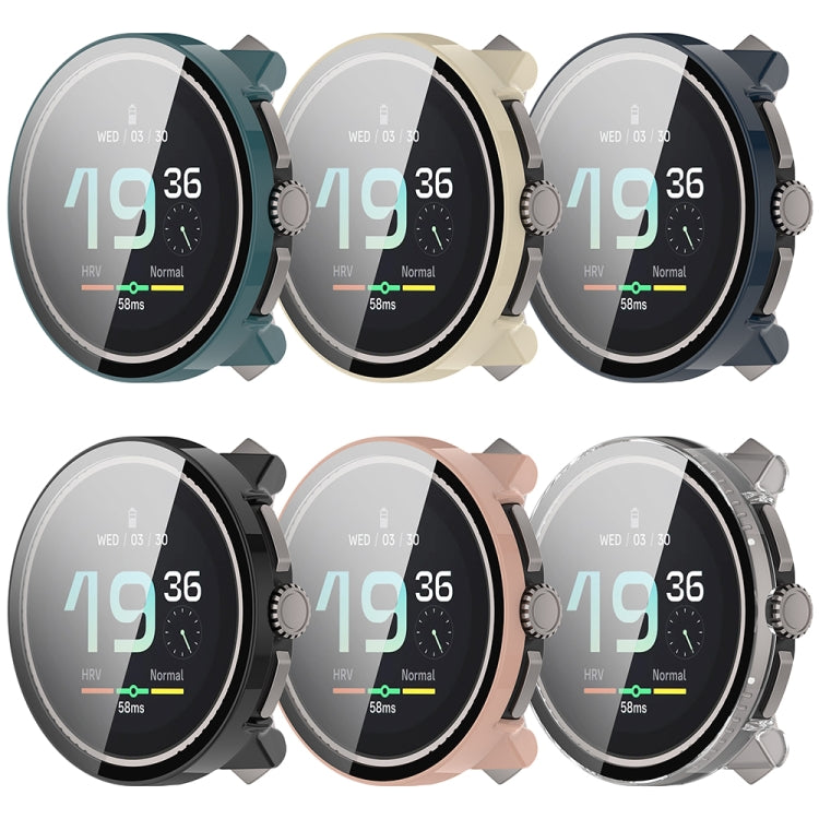 Custodia protettiva per orologio integrata con pellicola in vetro temperato + PC, For Suunto Race S