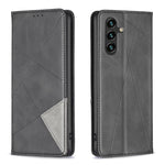 Custodia magnetica in pelle per telefono con trama a rombo, For Samsung Galaxy A36, For Samsung Galaxy A16 5G, For Samsung Galaxy A06