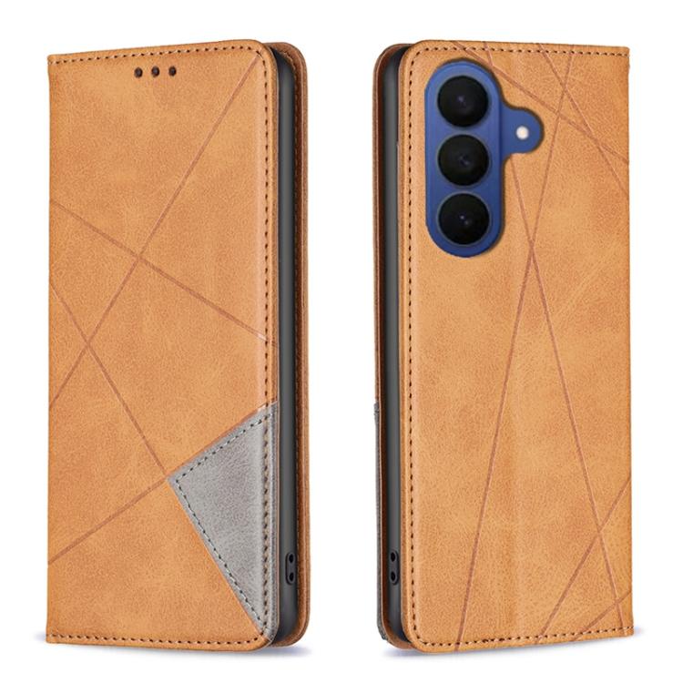 Custodia magnetica in pelle per telefono con trama a rombo, For Samsung Galaxy A37 5G, For Samsung Galaxy A27 5G, For Samsung Galaxy A56 5G, For Samsung Galaxy A26 5G