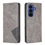 Custodia magnetica in pelle per telefono con trama a rombo, For Samsung Galaxy A37 5G, For Samsung Galaxy A27 5G, For Samsung Galaxy A56 5G, For Samsung Galaxy A26 5G