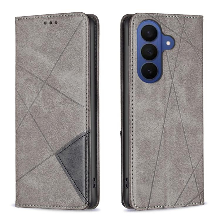 Custodia magnetica in pelle per telefono con trama a rombo, For Samsung Galaxy A37 5G, For Samsung Galaxy A27 5G, For Samsung Galaxy A56 5G, For Samsung Galaxy A26 5G