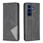 Custodia magnetica in pelle per telefono con trama a rombo, For Samsung Galaxy A37 5G, For Samsung Galaxy A27 5G, For Samsung Galaxy A56 5G, For Samsung Galaxy A26 5G
