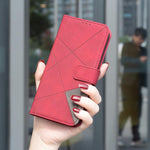 Custodia per telefono in pelle con texture a rombi e fibbia magnetica, For Samsung Galaxy A37 5G, For Samsung Galaxy A27 5G, For Samsung Galaxy A56 5G, For Samsung Galaxy A26 5G