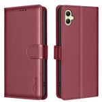 Custodia per telefono in pelle antifurto con texture Litchi RFID, For Samsung Galaxy A36, For Samsung Galaxy A16 5G, For Samsung Galaxy A06