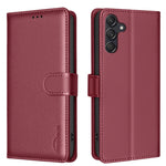 Custodia per telefono in pelle antifurto con texture Litchi RFID, For Samsung Galaxy A36, For Samsung Galaxy A16 5G, For Samsung Galaxy A06