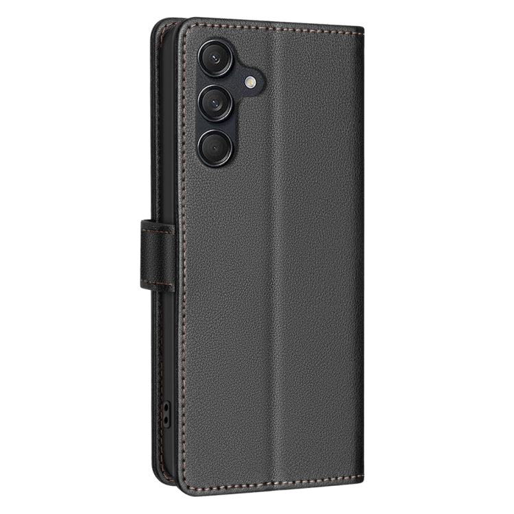 Custodia per telefono in pelle antifurto con texture Litchi RFID, For Samsung Galaxy A36, For Samsung Galaxy A16 5G, For Samsung Galaxy A06