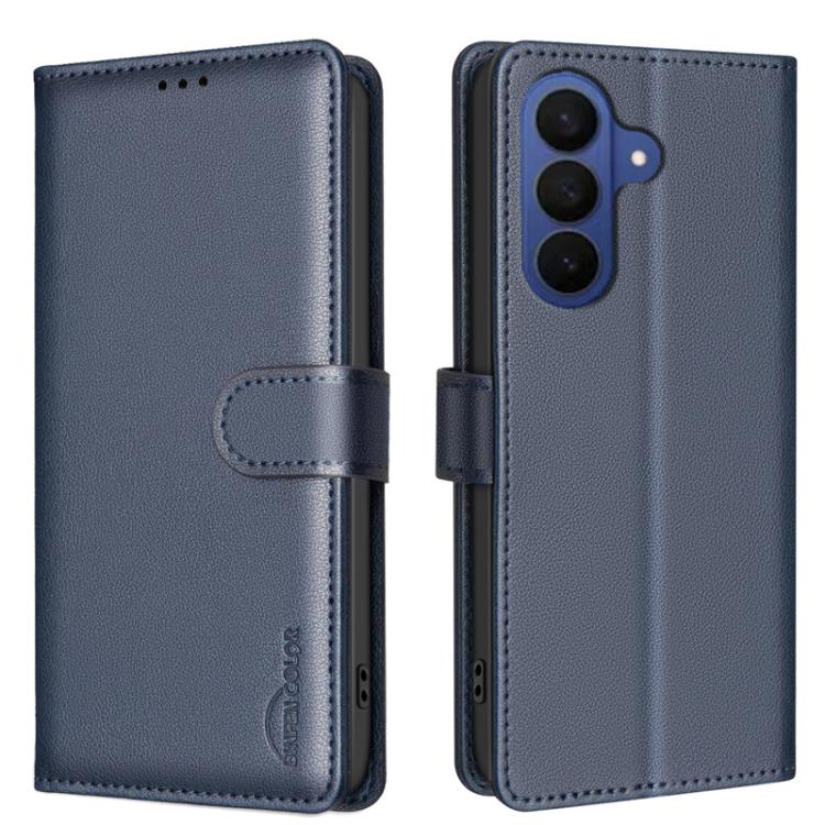 Custodia per telefono in pelle antifurto con texture Litchi RFID, For Samsung Galaxy A37 5G, For Samsung Galaxy A27 5G, For Samsung Galaxy A56 5G, For Samsung Galaxy A26 5G