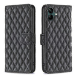Custodia per telefono in pelle con portafoglio a reticolo diamantato, For Samsung Galaxy A36, For Samsung Galaxy A16 5G, For Samsung Galaxy A06