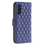 Custodia per telefono in pelle con portafoglio a reticolo diamantato, For Samsung Galaxy A36, For Samsung Galaxy A16 5G, For Samsung Galaxy A06