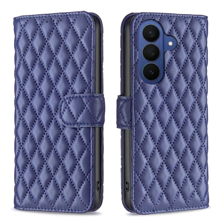 Custodia per telefono in pelle con portafoglio a reticolo diamantato, For Samsung Galaxy A57 5G, For Samsung Galaxy A37 5G, For Samsung Galaxy A27 5G, For Samsung Galaxy A56 5G