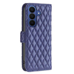 Custodia per telefono in pelle con portafoglio a reticolo diamantato, For Samsung Galaxy A57 5G, For Samsung Galaxy A37 5G, For Samsung Galaxy A27 5G, For Samsung Galaxy A56 5G