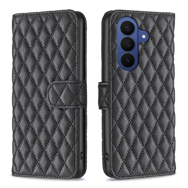 Custodia per telefono in pelle con portafoglio a reticolo diamantato, For Samsung Galaxy A57 5G, For Samsung Galaxy A37 5G, For Samsung Galaxy A27 5G, For Samsung Galaxy A56 5G