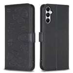 Custodia per telefono in pelle goffrata a quattro foglie, For Samsung Galaxy A56 5G, For Samsung Galaxy A36, For Samsung Galaxy A16 5G, For Samsung Galaxy A06