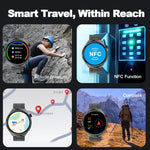 LEMFO LF38 1.6 pollici IPS Screen Steel Strap Smart Watch Supporta il monitoraggio dell'ossigeno nel sangue