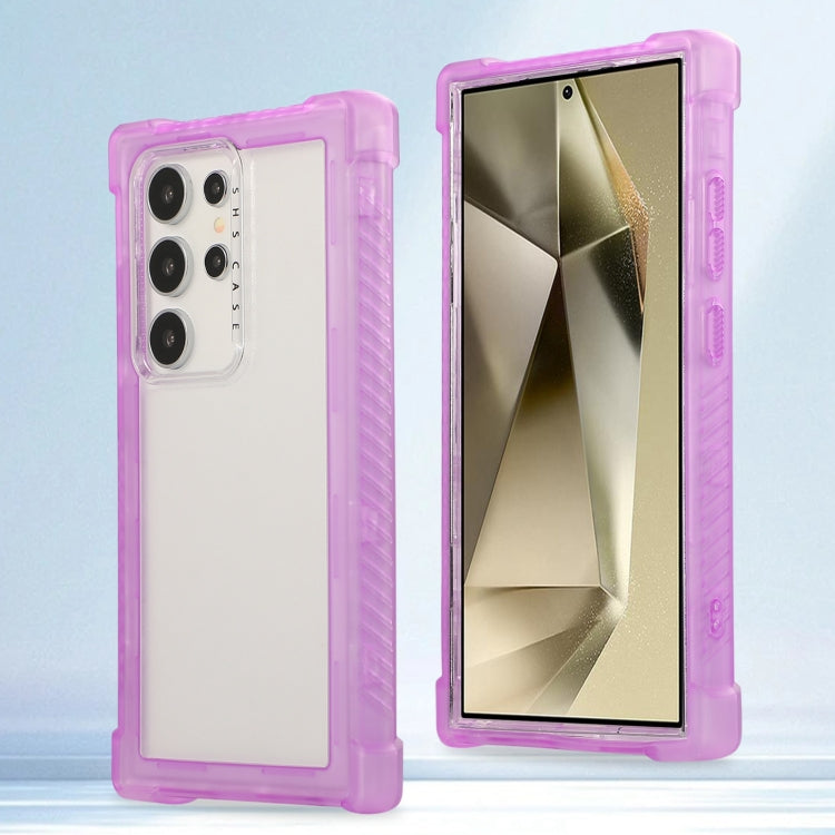 Custodia per telefono 3 in 1 in TPU ibrida per PC trasparente opaco, For Samsung Galaxy S24 Ultra 5G, For Samsung Galaxy S24+ 5G, For Samsung Galaxy S24 5G