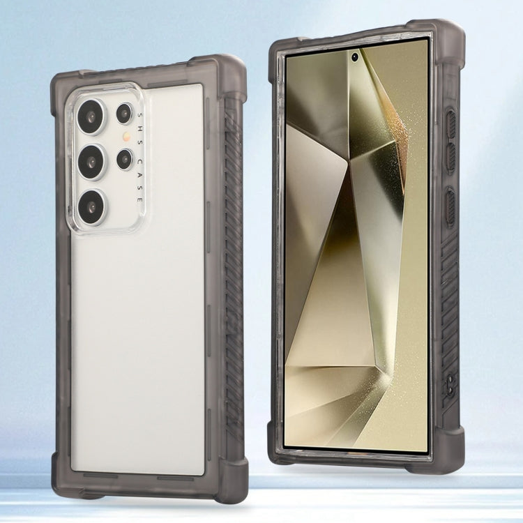 Custodia per telefono 3 in 1 in TPU ibrida per PC trasparente opaco, For Samsung Galaxy S24 Ultra 5G, For Samsung Galaxy S24+ 5G, For Samsung Galaxy S24 5G
