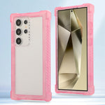 Custodia per telefono 3 in 1 in TPU ibrida per PC trasparente opaco, For Samsung Galaxy S24 Ultra 5G, For Samsung Galaxy S24+ 5G, For Samsung Galaxy S24 5G