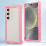 Custodia per telefono 3 in 1 in TPU ibrida per PC trasparente opaco, For Samsung Galaxy S24 Ultra 5G, For Samsung Galaxy S24+ 5G, For Samsung Galaxy S24 5G