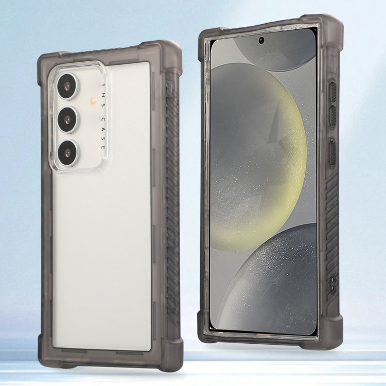 Custodia per telefono 3 in 1 in TPU ibrida per PC trasparente opaco, For Samsung Galaxy S24 Ultra 5G, For Samsung Galaxy S24+ 5G, For Samsung Galaxy S24 5G