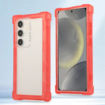 Custodia per telefono 3 in 1 in TPU ibrida per PC trasparente opaco, For Samsung Galaxy S24 Ultra 5G, For Samsung Galaxy S24+ 5G, For Samsung Galaxy S24 5G