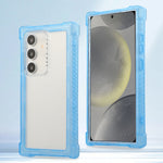 Custodia per telefono 3 in 1 in TPU ibrida per PC trasparente opaco, For Samsung Galaxy S24 Ultra 5G, For Samsung Galaxy S24+ 5G, For Samsung Galaxy S24 5G