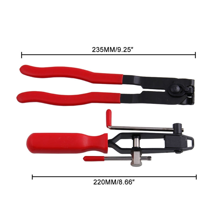 Set di pinze per morsetti per bagagliaio per giunti omocinetici 2 in 1 per auto, CV Joint Boot Clamps Pliers