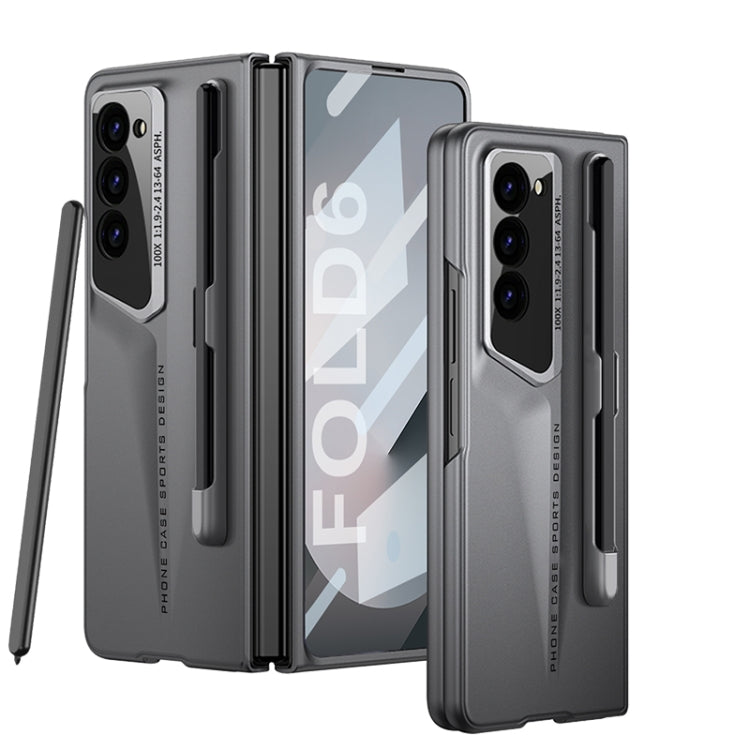 Custodia per telefono GKK Integrated Blade ultra sottile a copertura totale con slot per penna, penna non inclusa, For Galaxy Z Fold8 Ultra 5G, For Samsung Galaxy Z Fold6
