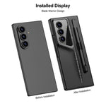 Custodia per telefono GKK Integrated Blade ultra sottile a copertura totale con slot per penna, penna non inclusa, For Galaxy Z Fold8 Ultra 5G, For Samsung Galaxy Z Fold6
