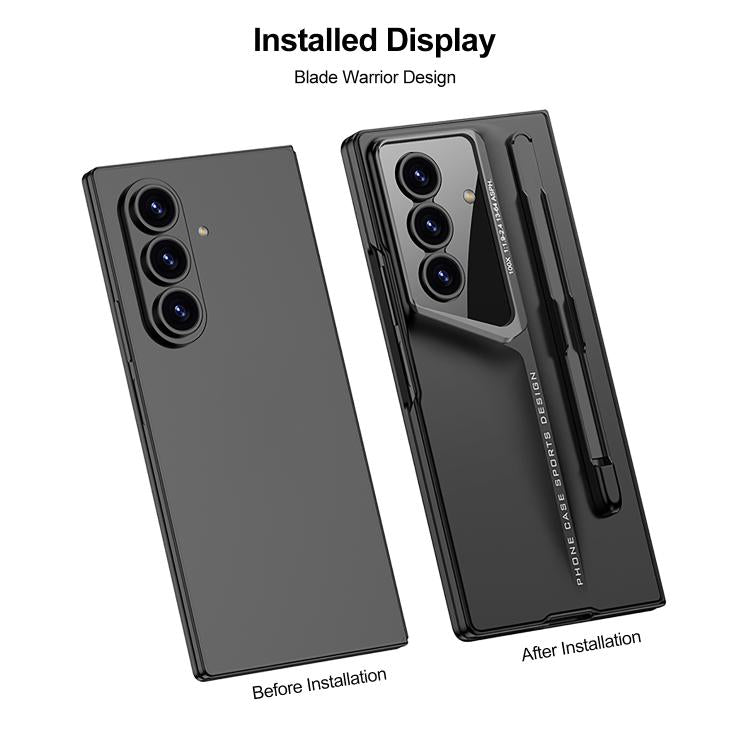 Custodia per telefono GKK Integrated Blade ultra sottile a copertura totale con slot per penna, penna non inclusa, For Galaxy Z Fold8 Ultra 5G, For Samsung Galaxy Z Fold6