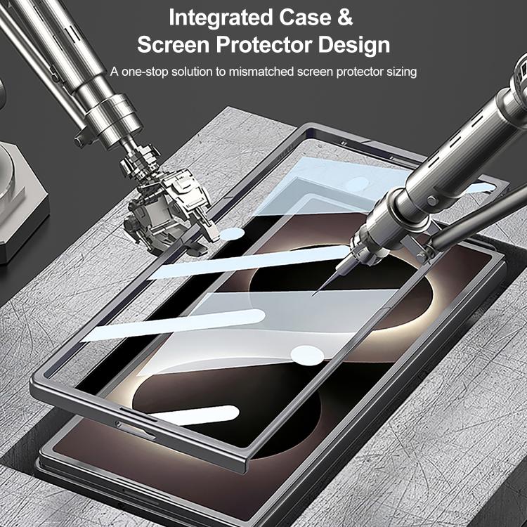 Custodia per telefono GKK Integrated Blade ultra sottile a copertura totale con slot per penna, penna non inclusa, For Galaxy Z Fold8 Ultra 5G, For Samsung Galaxy Z Fold6