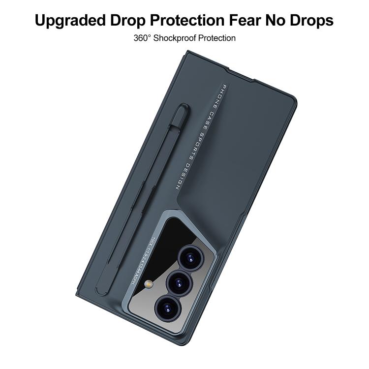 Custodia per telefono GKK Integrated Blade ultra sottile a copertura totale con slot per penna, penna non inclusa, For Galaxy Z Fold8 Ultra 5G, For Samsung Galaxy Z Fold6