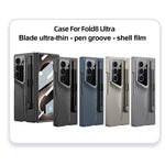 Custodia per telefono GKK Integrated Blade ultra sottile a copertura totale con slot per penna, penna non inclusa, For Galaxy Z Fold8 Ultra 5G, For Samsung Galaxy Z Fold6