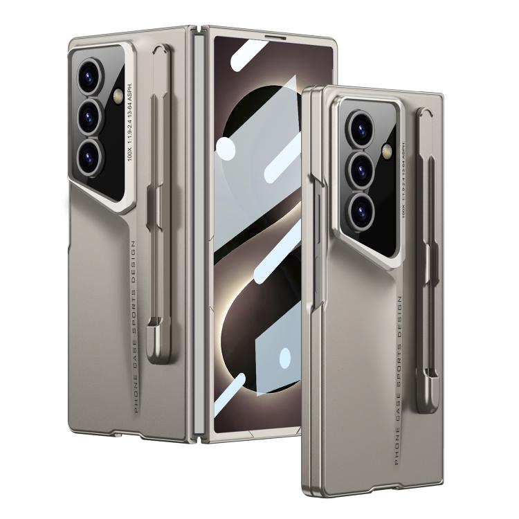 Custodia per telefono GKK Integrated Blade ultra sottile a copertura totale con slot per penna, penna non inclusa, For Galaxy Z Fold8 Ultra 5G, For Samsung Galaxy Z Fold6