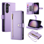 Custodia per cellulare in pelle con nove scomparti per carte e cerniera, For Samsung Galaxy S23 Ultra 5G, For Samsung Galaxy S23+ 5G, For Samsung Galaxy S23 5G, For Samsung Galaxy S22 Ultra 5G