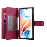 Custodia per cellulare in pelle con nove scomparti per carte e cerniera, For Samsung Galaxy S26 5G, For Samsung Galaxy S25 FE 5G, For Samsung Galaxy S25 Edge 5G, For Samsung Galaxy S24 FE 5G