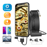 inskam107 3,9 mm 3 in 1 HD Telecamera di ispezione digitale per endoscopio industriale impermeabile, 1m Hard Cable, 3.5m Hard Cable, 5m Hard Cable