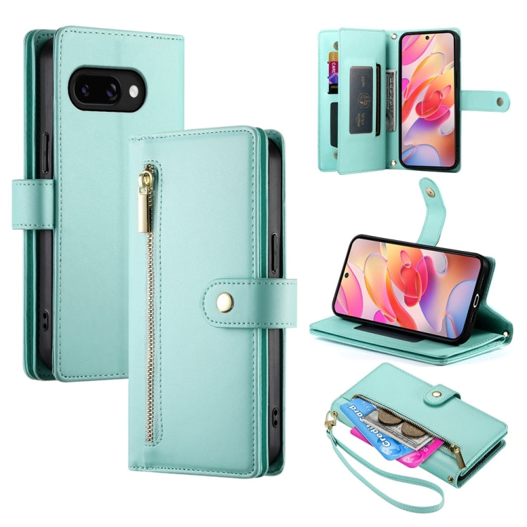 Portafoglio con cerniera e nove scomparti per carte di credito, custodia in pelle per telefono, For Samsung Galaxy A57 5G, For Samsung Galaxy A37 5G, For Galaxy A27 5G, For Samsung Galaxy A26 5G / A16 / A17 4G