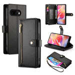 Portafoglio con cerniera e nove scomparti per carte di credito, custodia in pelle per telefono, For Samsung Galaxy A57 5G, For Samsung Galaxy A37 5G, For Galaxy A27 5G, For Samsung Galaxy A26 5G / A16 / A17 4G