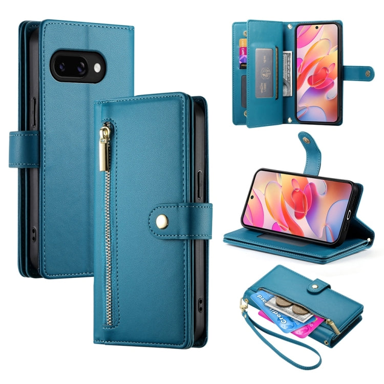 Portafoglio con cerniera e nove scomparti per carte di credito, custodia in pelle per telefono, For Samsung Galaxy A57 5G, For Samsung Galaxy A37 5G, For Galaxy A27 5G, For Samsung Galaxy A26 5G / A16 / A17 4G