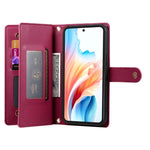Portafoglio con cerniera e nove scomparti per carte di credito, custodia in pelle per telefono, For Samsung Galaxy A57 5G, For Samsung Galaxy A37 5G, For Galaxy A27 5G, For Samsung Galaxy A26 5G / A16 / A17 4G