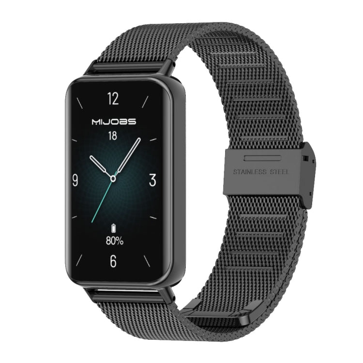 Cinturino per orologio in acciaio inossidabile con fibbia Milan MIJOBS, For Honor Band 10 / 9
