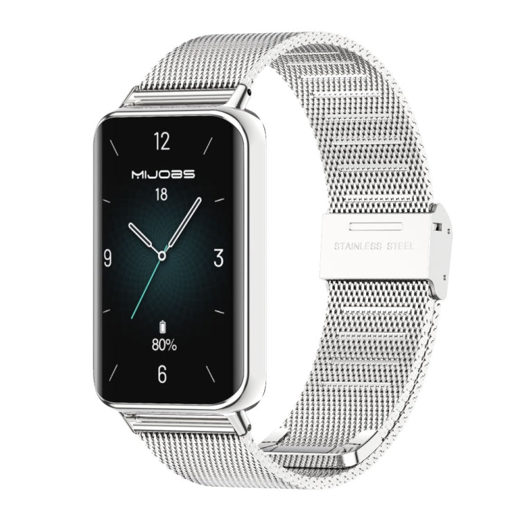Cinturino per orologio in acciaio inossidabile con fibbia Milan MIJOBS, For Honor Band 10 / 9