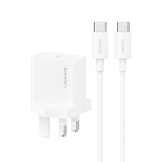 Set caricabatterie rapido USAMS 20W USB-C e 8 Pin