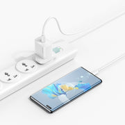 Set caricabatterie a ricarica rapida USAMS CC227 da 20 W, USB-C / Type-C to USB-C / Type-C, USB-C / Type-C to 8 Pin