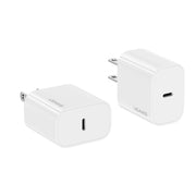 Set caricabatterie a ricarica rapida USAMS CC228 da 20 W, USB-C / Type-C to USB-C / Type-C, USB-C / Type-C to 8 Pin