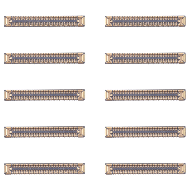 10pcs Motherboard LCD Display FPC Connector, For Samsung Galaxy A25 SM-A256B, For Samsung Galaxy A15 5G SM-A156B, For Samsung Galaxy S24 Ultra SM-S928B, For Samsung Galaxy S24+ SM-S926B, For Samsung Galaxy S24 SM-S921B