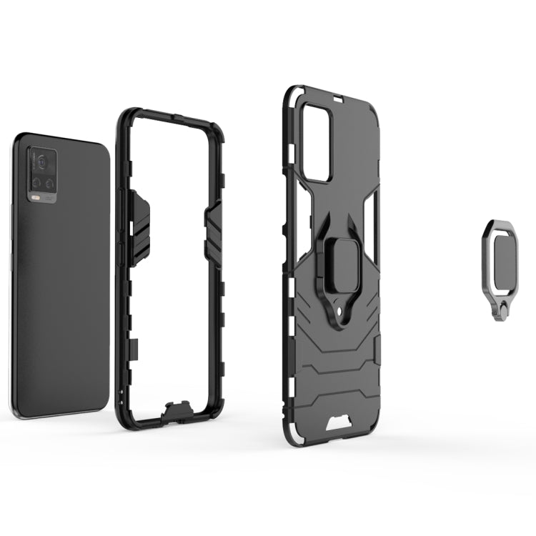 Custodia protettiva anticaduta per PC + TPU con supporto per anello, For Vivo S7 5G, For Xiaomi Mi 10 Lite 5G