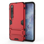 Per Xiaomi Mi 10 Pro 5G PC + Custodia protettiva anticaduta in TPU con supporto invisibile