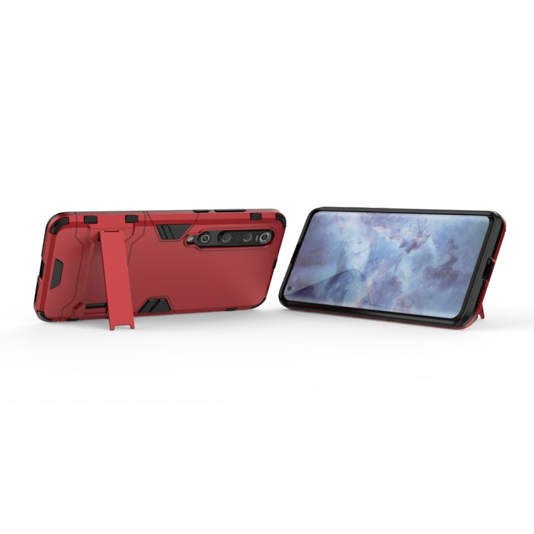 Per Xiaomi Mi 10 Pro 5G PC + Custodia protettiva anticaduta in TPU con supporto invisibile