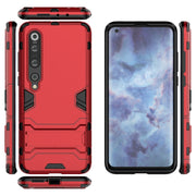 Per Xiaomi Mi 10 Pro 5G PC + Custodia protettiva anticaduta in TPU con supporto invisibile
